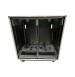 22U Double Bay Shock Mount Rack Case 750mm Deep
